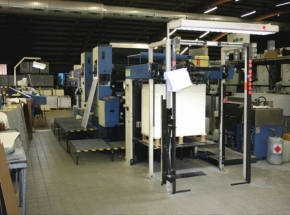 KBA 2 colour-offset printing machine with perfector RAPIDA 104-2