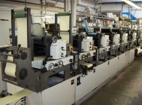 Etikettendruck- und Herstellungsmaschine Nilpeter B200-6