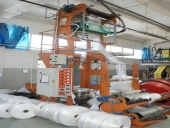 Gebrauchte Flachfolienextruder HDPE / LDPE Alea Plastic Machinery