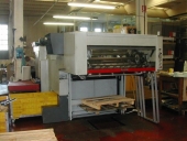 Used Auto Platen Bobst SP 1120 E - 300T flatbed die cutter