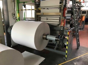 6 Farben Flexo Druckmaschine W+H Olympia QMS 991, Rolle-Rolle Stack