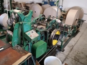 Used 3 CROSSBOTTOM paper bags making machines